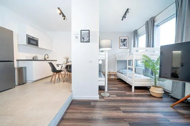 Apartment 1 Modernes City-studio Für 6 Bogenhausen Nähe Messe *